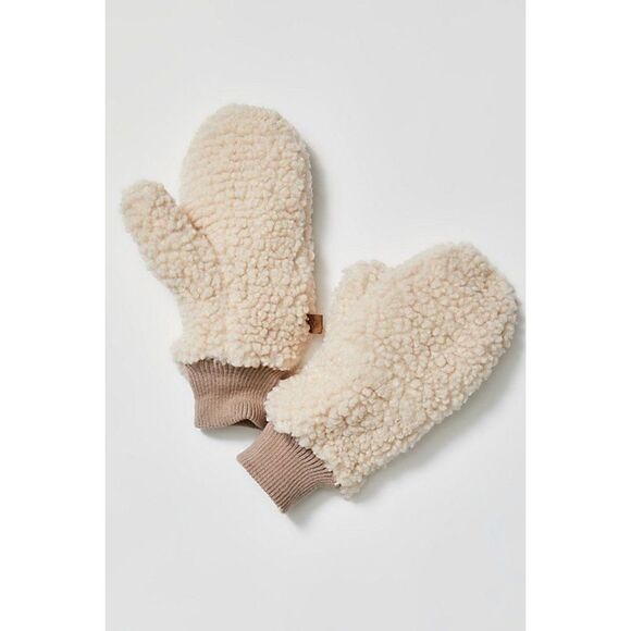 New Free  People All Bundled-Up Pop-Top Mittens - Picture 3 of 7